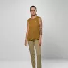 Salewa Eagle Minilogo Am tank top - Golden Brown - koko M