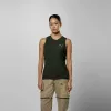 Naisten Salewa Puez Dry tank top - M, Dark Olive