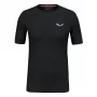 Salewa Cristallo Warm merinovillainen T-paita - Black Out, koko S