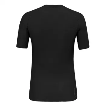Salewa Cristallo Warm merinovillainen T-paita - Black Out, koko S