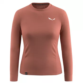 Naisten collegepaita Salewa Puez Dry Tee - Etruscan Red
