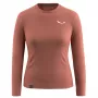 Naisten collegepaita Salewa Puez Dry Tee punainen M