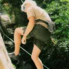 Salewa Agner Hemp Ripstop shortsit - Dark Olive - Koko S