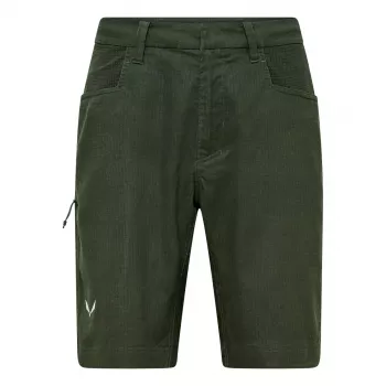 Salewa Agner Hemp Ripstop shortsit - Dark Olive - Koko XL