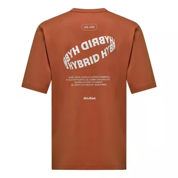 Salewa Eagle Hybrid Loose t-paita - Coffee Brown, koko L
