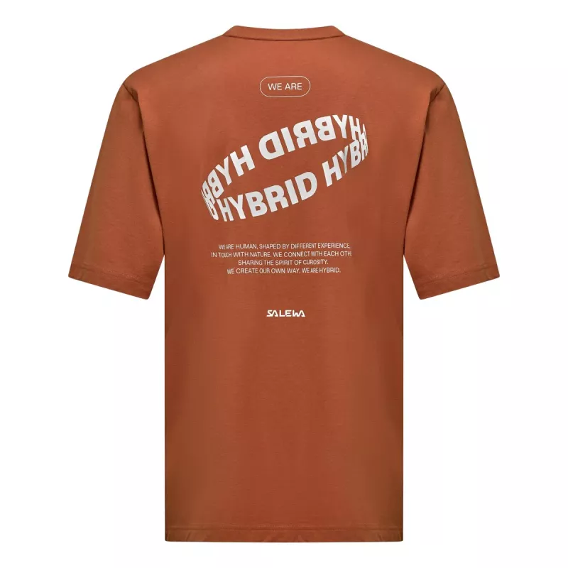 Salewa Eagle Hybrid Loose t-paita - Coffee Brown, koko L