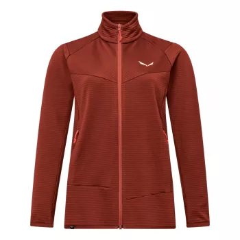 SALEWA Puez Altavia Polarlite fleece-takki naisten Etruscan Red 36 (S)