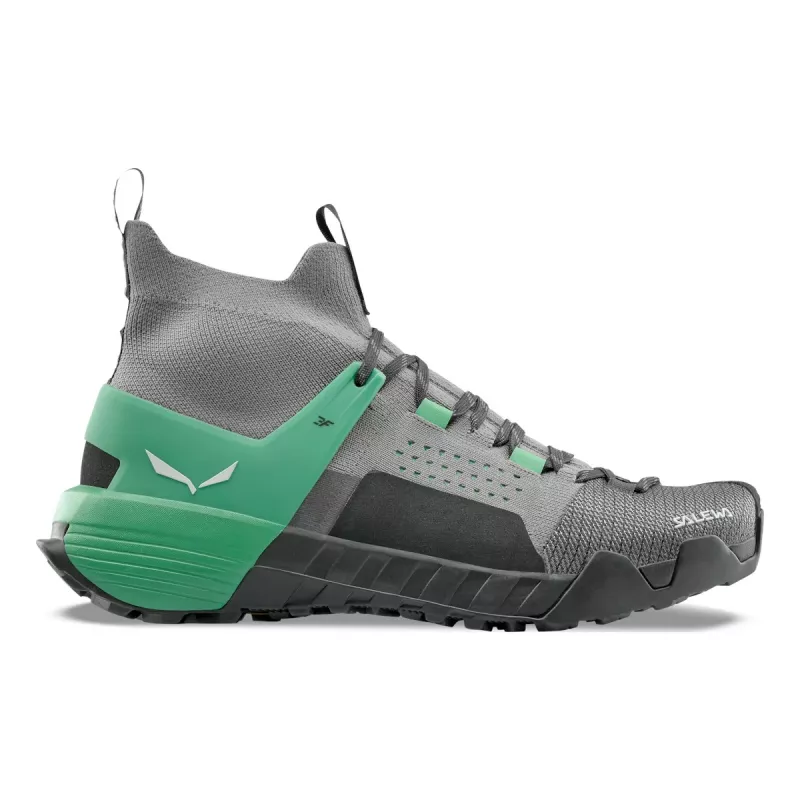 SALEWA kengät Wildfire NXT Knit naisten Alloy/Green UK5