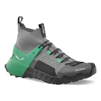 SALEWA Wildfire NXT Knit naisten lähestymiskengät - Alloy/Irish Green - UK 5.5 (EU 38.5)