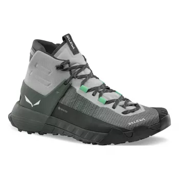 Salewa Wildfire NXT Mid GTX vaelluskengät - Alloy/Dark Olive - UK 11.5 (EU 46.5)