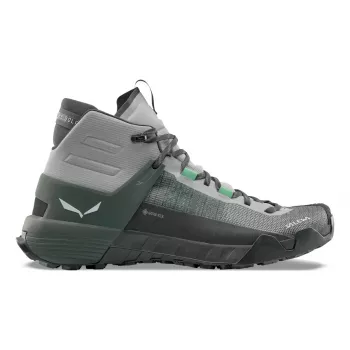 Salewa Wildfire NXT Mid GTX vaelluskengät - Alloy/Dark Olive - UK 11.5 (EU 46.5)