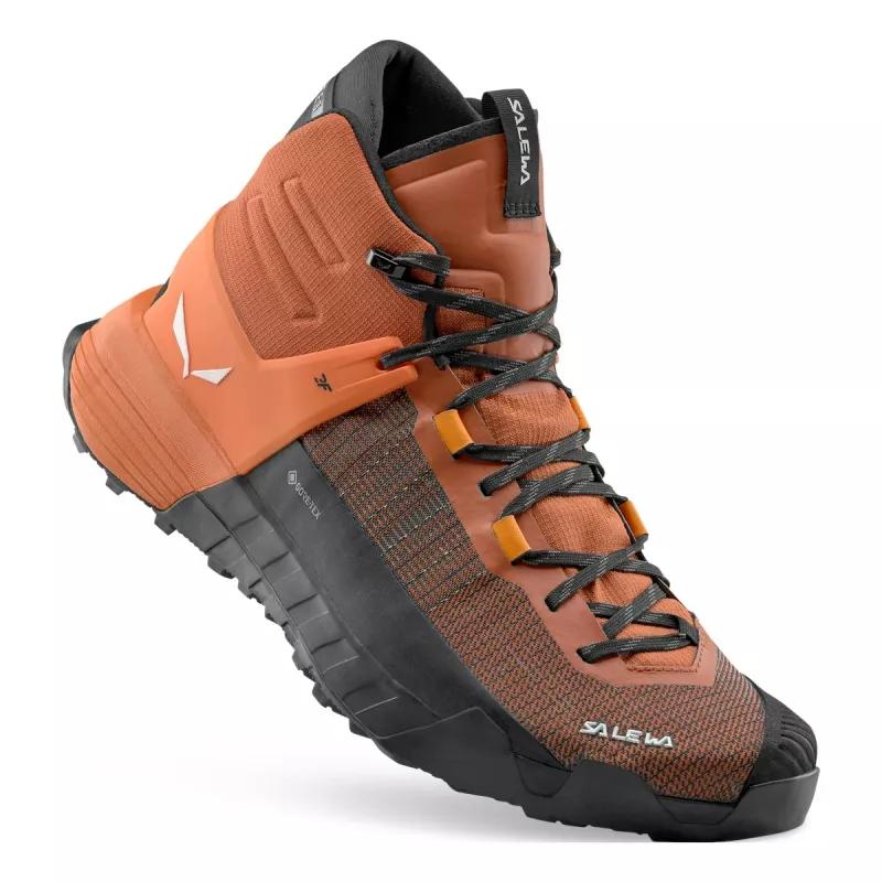 Salewa Wildfire NXT Mid GTX vaelluskengät - Bombay Brown/Turmeric - UK 7.5 (EU 41)