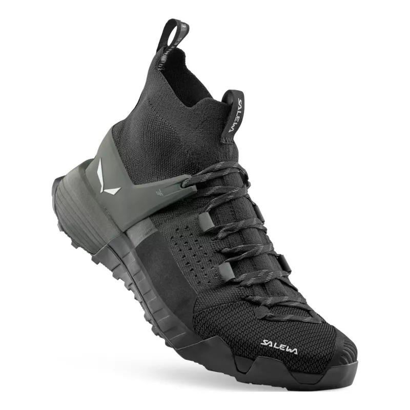 Salewa Wildfire NXT Knit kengät Onyx Dark Olive