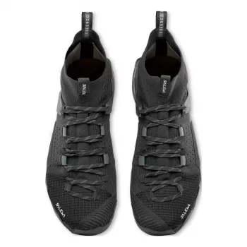 Salewa Wildfire NXT Knit naisten lähestymiskengät - Onyx/Dark Olive - UK 6.5 (EU 40)