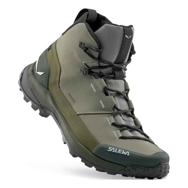 SALEWA Puez Leather Mid PTX vaelluskengät Shadow UK 7