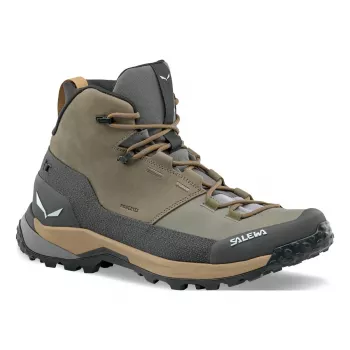 SALEWA Puez Leather kengät PTX - Bungee Cord / Onyx - UK 7.5 (EU 41)