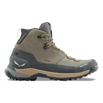 SALEWA Puez Leather Mid PTX vaelluskengät - Bungee Cord/Onyx - UK 45