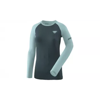 SALEWA Women's Dynafit Alpine Pro L/S Tee - Cloud Blue, Koko L