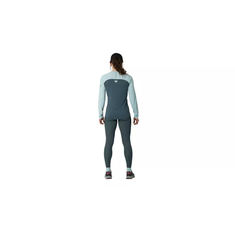 SALEWA Women's Dynafit Alpine Pro L/S Tee - Cloud Blue, Koko L