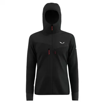 Salewa Agner Polarlite Hooded Jacket - Black Out - Koko S