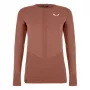 Salewa Zebru Medium Warm AMR L/S Tee naisten - Etruscan Red, koko M
