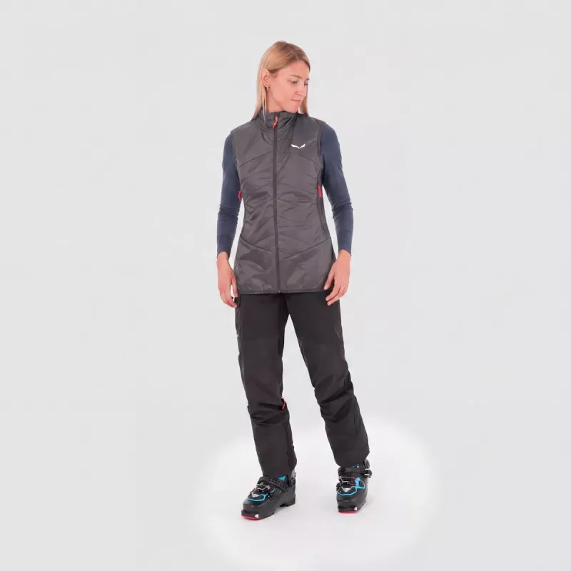 SALEWA Ortles Hybrid TirolWool Responsive naisten lämpöliivi Quiet Shade EU 36 (S)