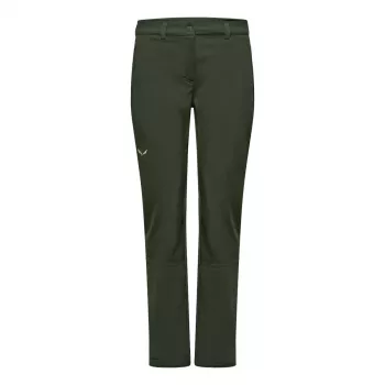 Salewa Puez Dolomia 2 -housut naisten softshell-housut - Dark Olive, koko S