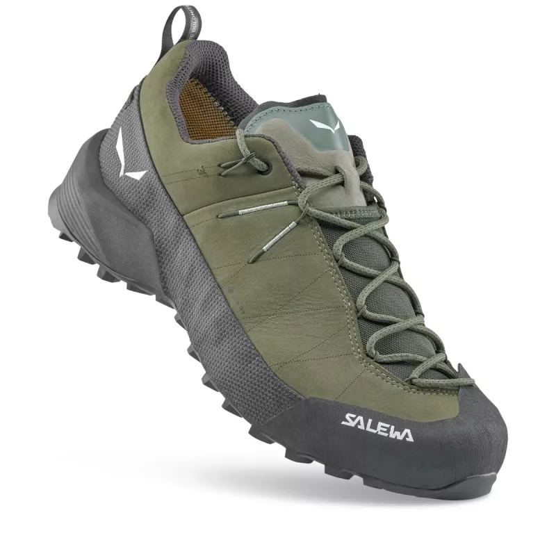 Salewa Wildfire Leather 2 GTX lähestymiskengät - Faded Green/Black, EU 44.5