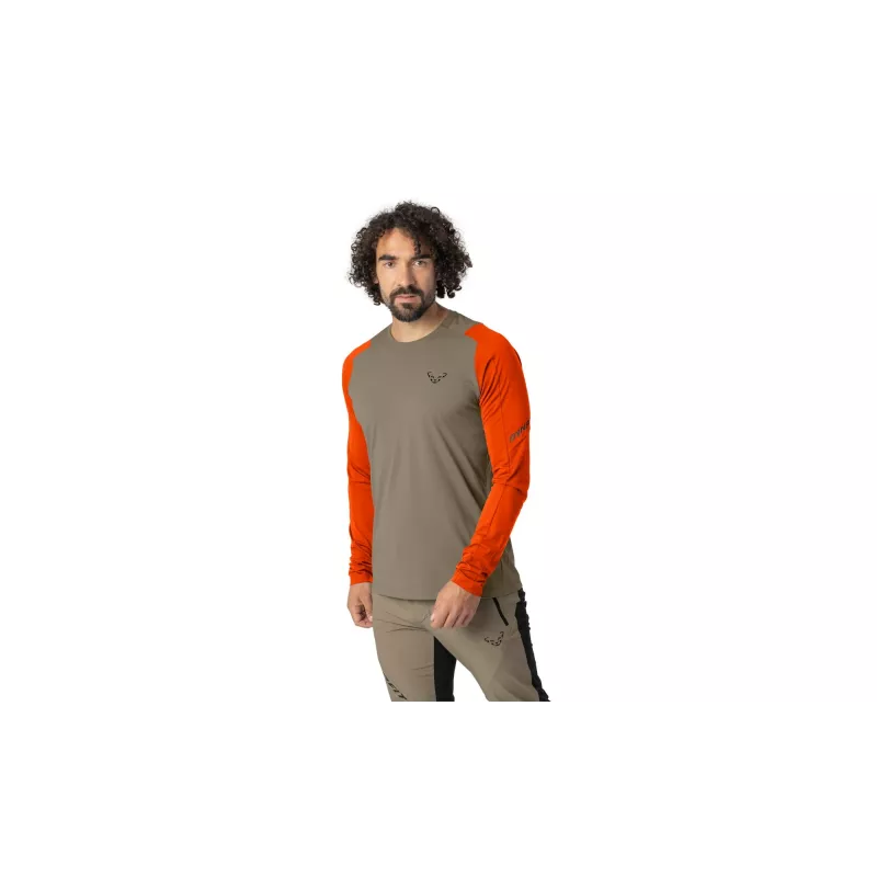 SALEWA pitkähihainen Dynafit Transalper L/S Tee - Fallen Rock koko M