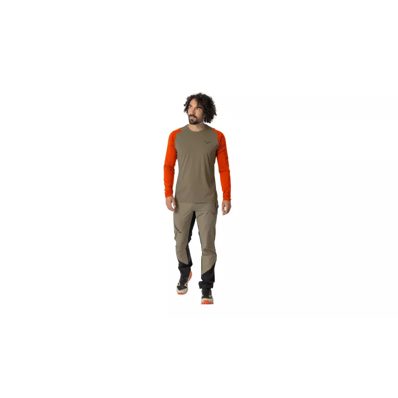 SALEWA pitkähihainen Dynafit Transalper L/S Tee - Fallen Rock koko M