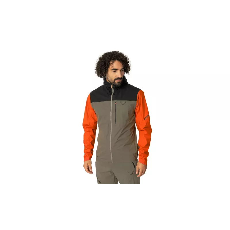 SALEWA Dynafit Traverse 3L Hardshell-takki - Fallen Rock, koko M
