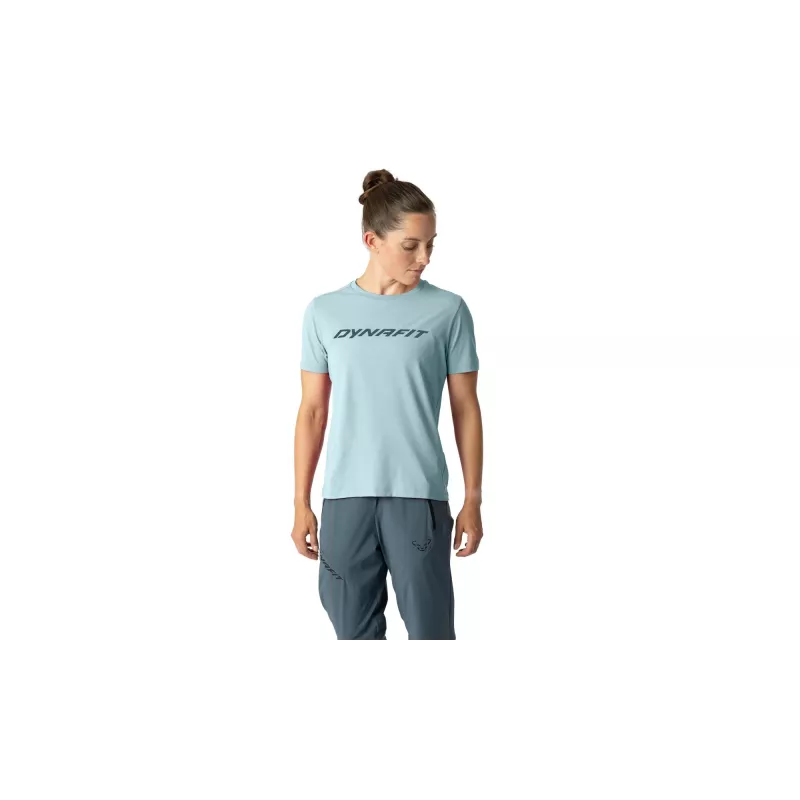 SALEWA naisten Dynafit Traverse T-paita - Cloud Blue, koko XS