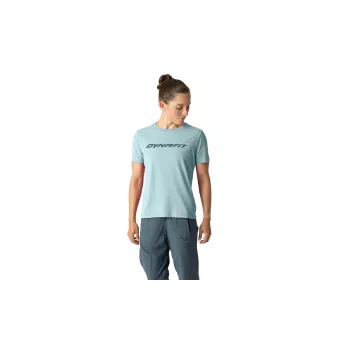 SALEWA Women's Dynafit Traverse -t-paita - Cloud Blue, koko S