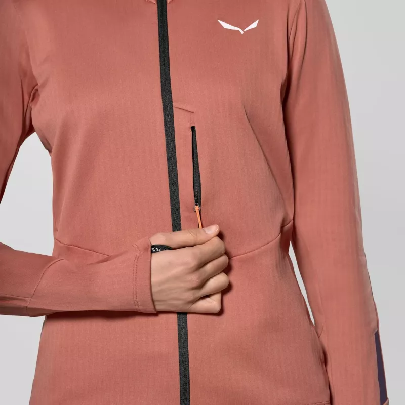 Salewa Pedroc PL 3 Jacket naisten fleece - Etruskischrot, XXS