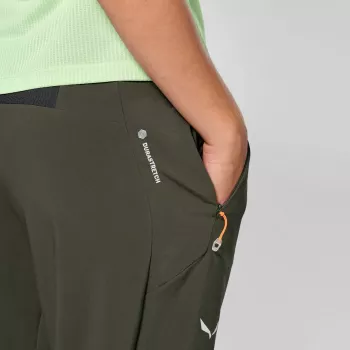 Salewa Pedroc 5 Dst Pant naisten softshellhousut - Dark Olive, koko M