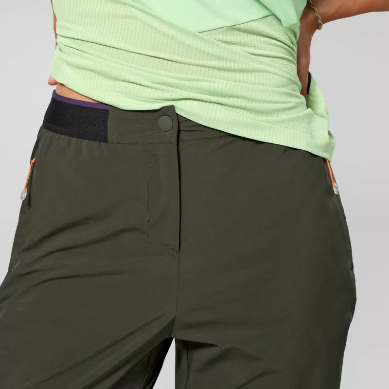 Salewa Pedroc 5 Dst Pant naisten softshellhousut - Dark Olive, koko M