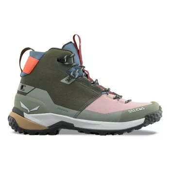 Salewa Puez 2 Mid PTX naisten vaelluskengät - Dark Olive/Shadow - UK 6 (EU 39)