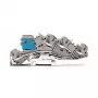 WAGO 2005-7641 TOPJOB S läpivientiliitin, 6 mm², harmaa, 800 V, 41 A