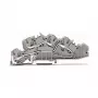 WAGO 2005-7642 läpivientiliitin, 4 mm², 32 A, 400 V, harmaa, CAGE CLAMP