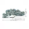 WAGO 2005-7646 läpivientiliitin, 3-johdin, 400V, 24A, 2,5mm², harmaa