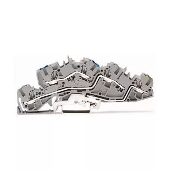 WAGO 2005-7646 läpivientiliitin, 3-johdin, 400V, 24A, 2,5mm², harmaa