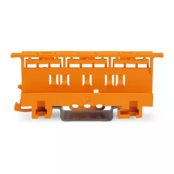 WAGO 221-500 asennusteline 221-sarjan liitinrimoille, polyamidi, oranssi, 17,5 mm x 25,5 mm x 77,6 mm