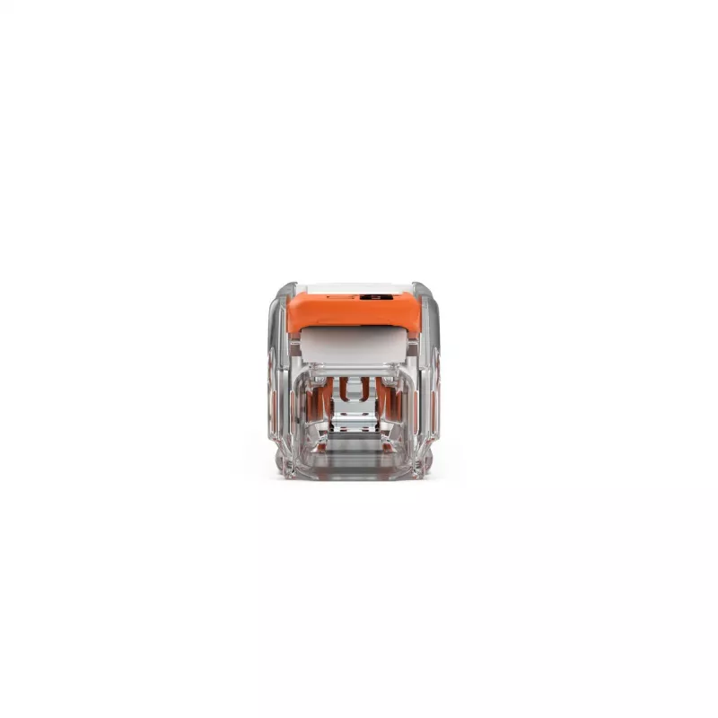 WAGO 221-2401 Inline-jatkoliitin, 2-johdin, 0,2-4 mm², 600 kpl, läpinäkyvä/oranssi