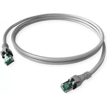 ZVK GMBH DualBoot Cat.6A S/FTP Push-Pull verkkokaapeli, harmaa, 7,5 m