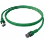 EasyLan DualBoot Push verkkokaapeli Cat.6A S/FTP vihreä 7,5 m