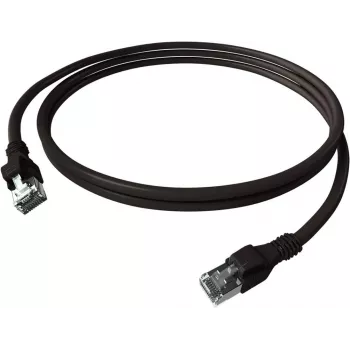 EasyLan CPP1OSASAS0020 DualBoot Push verkkokaapeli Cat.6A S/FTP musta 2,0 m