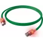 EasyLan DualBoot LED -verkkokaapeli RJ45 S/FTP Cat.6A (Class EA) saCon-liittimellä - LSOH - vihreä - 7,5 m