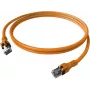 EasyLan saCon DualBoot -liitäntäkaapeli S/FTP oranssi 3,00 m Cat.6A