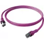 EASYLAN CPP1OVAVAV0050 DualBoot Push -liitäntäkaapeli Cat.6A S/FTP suojattu violetti 5,0 m