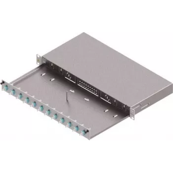 ZVK EasyLan kuituliitäntäpaneeli Basic LSB0B223 Grade C 1U 12 porttia 12x LC-Duplex OM3 - kuitu (LSB0B223)